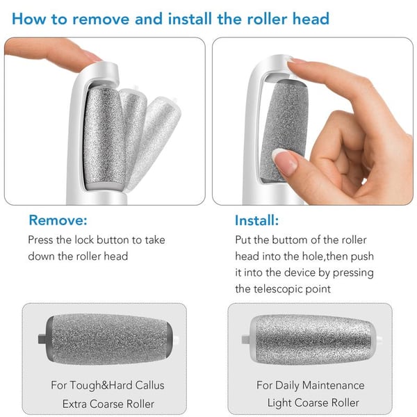 Elektrischer Hornhautentferner für die Füße⚡/Electric Feet Callus Remover⚡