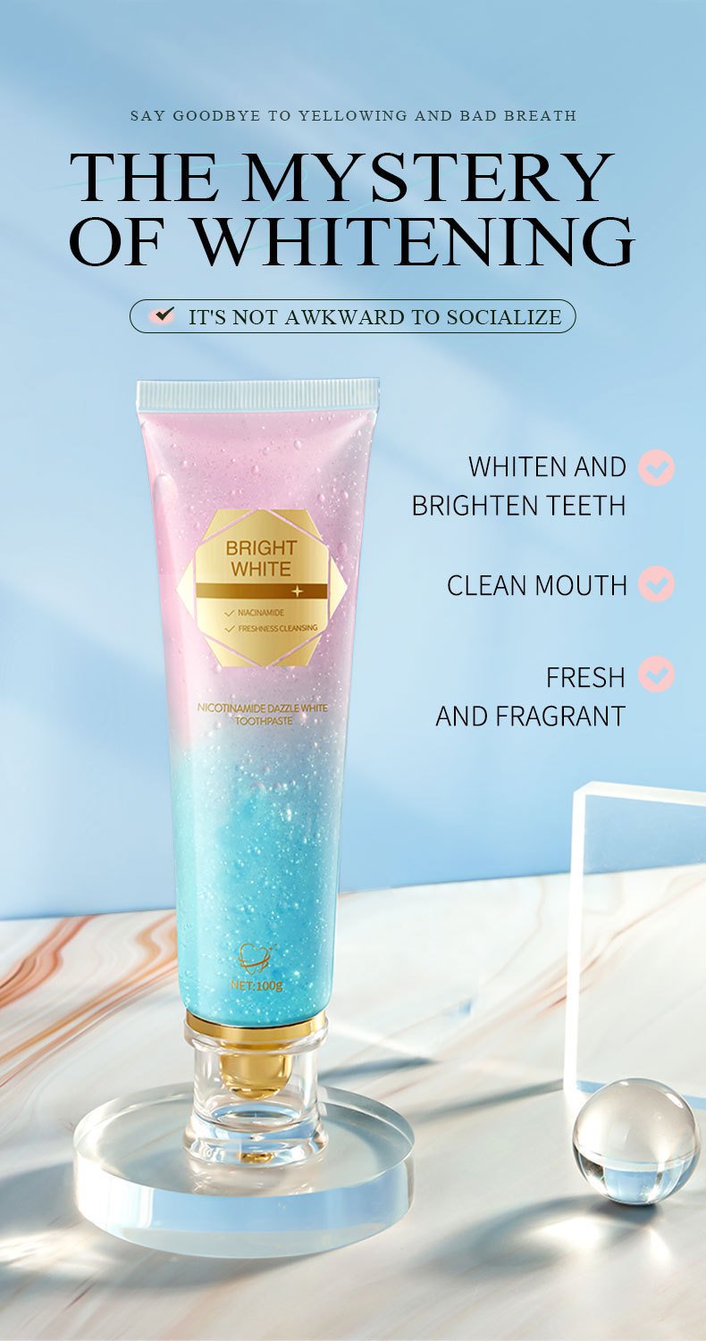 Niacinamid-Zahncreme für weißere Zähne