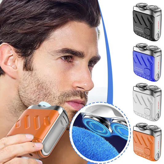 Tragbarer rotierender Elektrorasierer mit zwei Ringen/Portable Rotary Dual Ring Electric Shaver