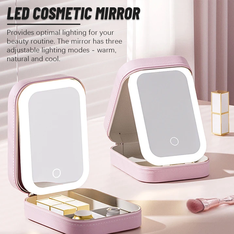 Dreifarbig einstellbarer LED-Makeup-Spiegel💥Kaufen Sie 2 und erhalten Sie kostenlosen Versand💥