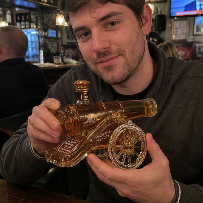 Whiskey-Kanone – Kreativer Dekanter in Kanonenform