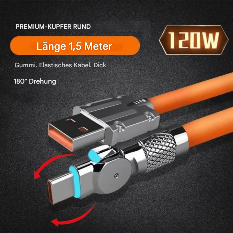 ⚡540° drehbares Streamer-Datenkabel