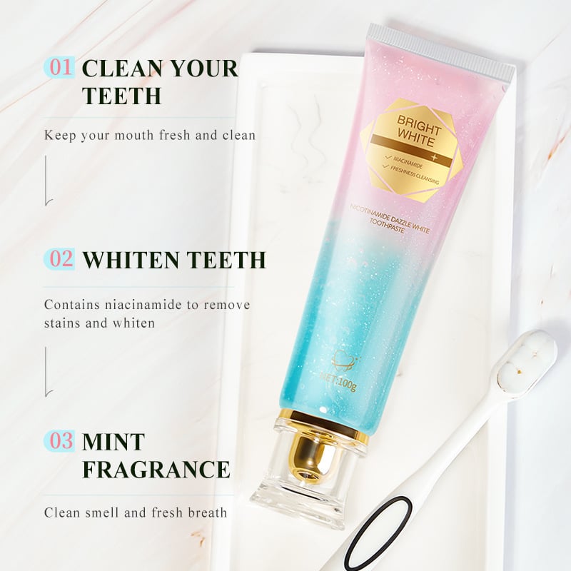 Niacinamid-Zahncreme für weißere Zähne