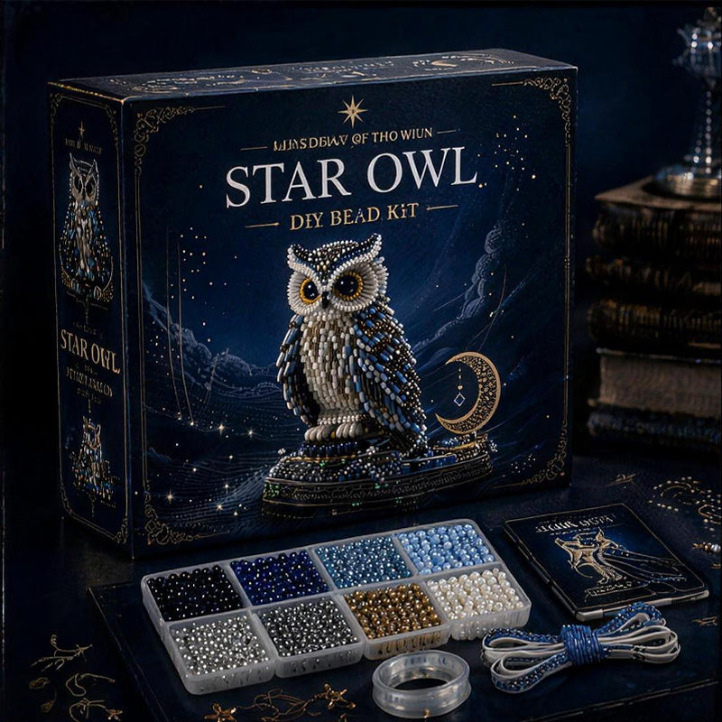 🦉 Kollektion von DIY-Perlensets für 3D-Tier-Glücksbringer