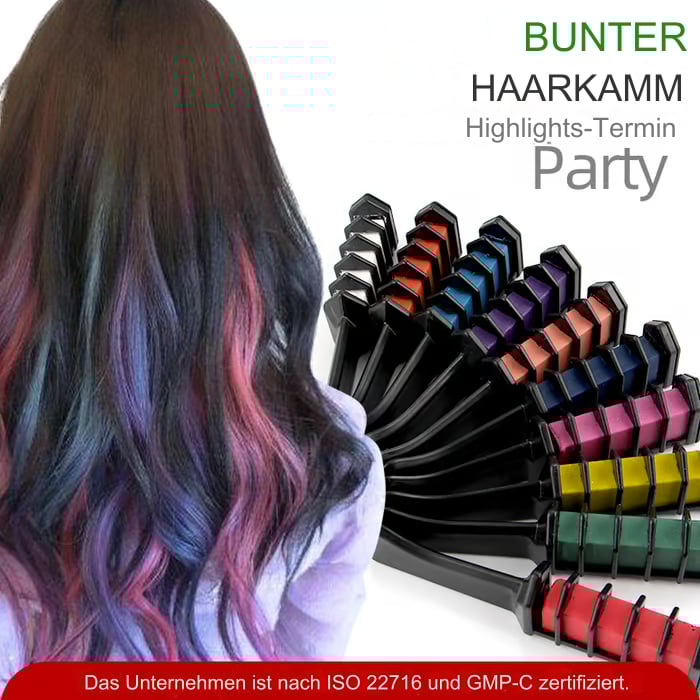 Magic Hair Set 10 Farben Farbstoff für Party Großhandel Pinsel temporäre Farbe
