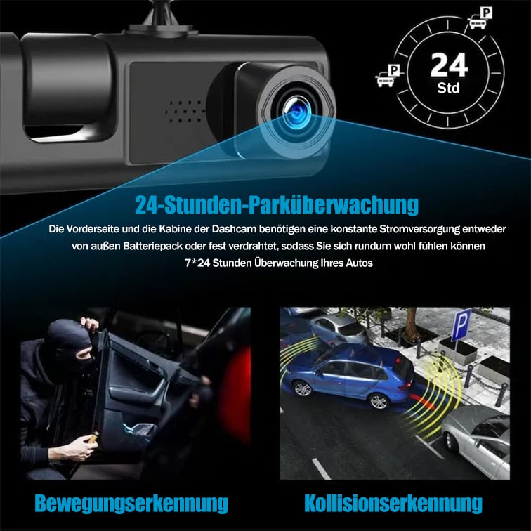 🔥3-Kanal 1080P Autofahr-Rekorder (drei Kameras)