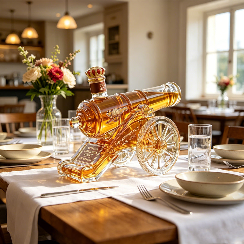 Whiskey-Kanone – Kreativer Dekanter in Kanonenform