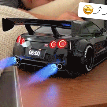 ⏰ Hypercar-Wecker 🏎️ Realistische Motor- und Lichteffekte