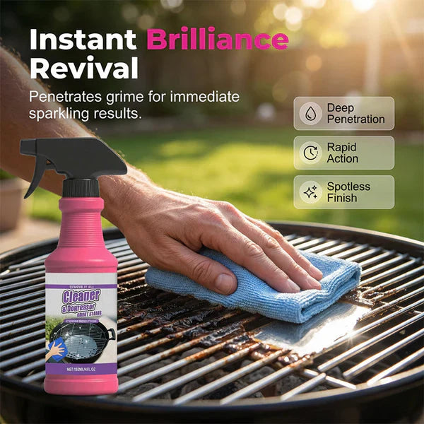 🍃Schnell wirkendes Hochleistungs-Grill-Entfettungsspray
