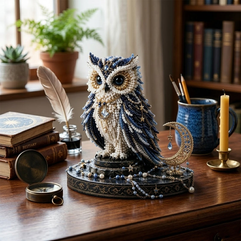 🦉 Kollektion von DIY-Perlensets für 3D-Tier-Glücksbringer