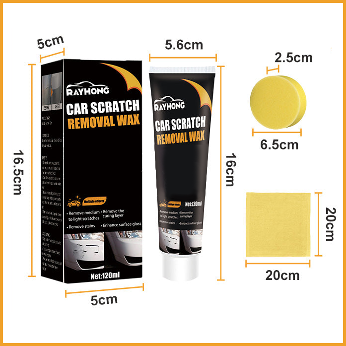 Autolack-Polierpaste zur Kratzerreduzierung – Für schwarze & helle Lacke 🚗✨