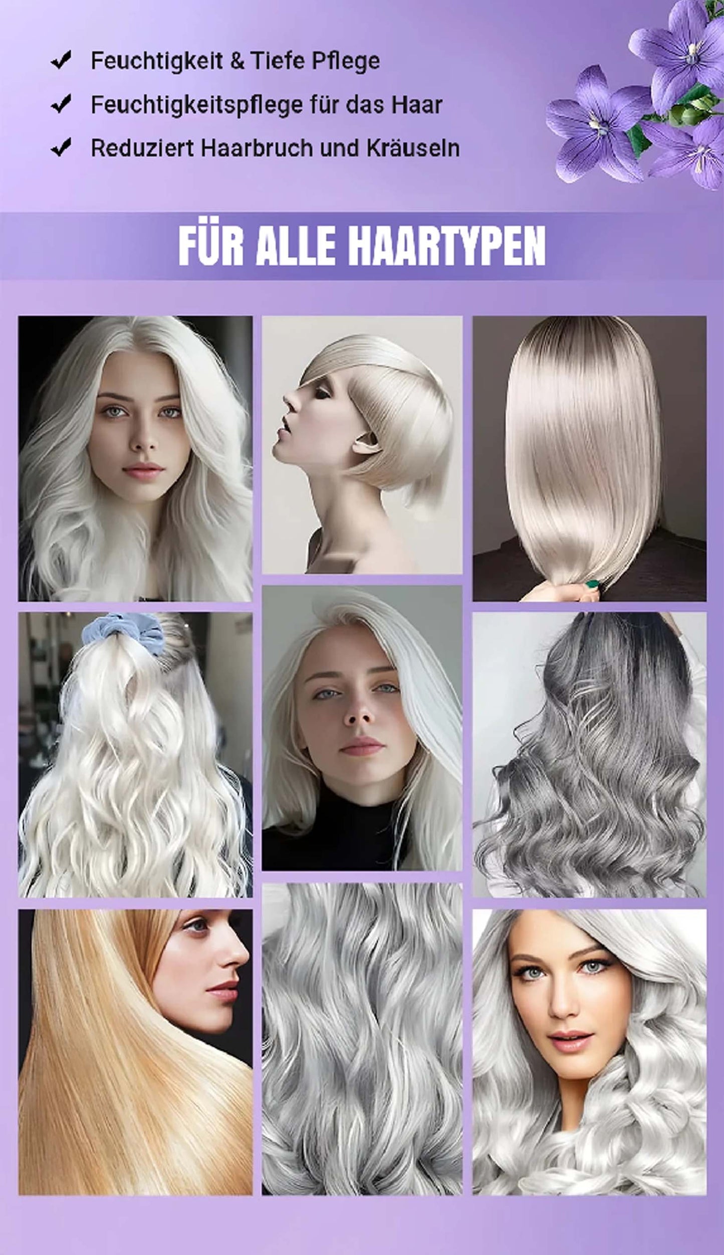 Lila Keratin-Conditioner/Purple Keratin Conditioner