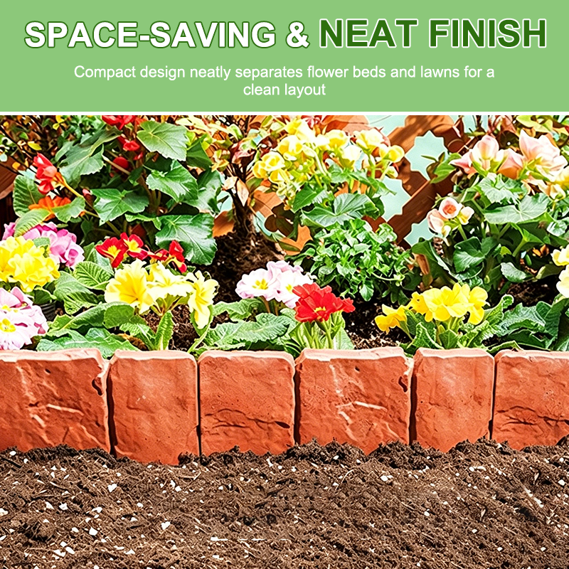 ⏰LIMITIERTES ANGEBOT: 50% RABATT! 🌿 Gartenzaun aus Kunststein – Wetterfest, Langlebig & Einfach zu Installieren 🏡