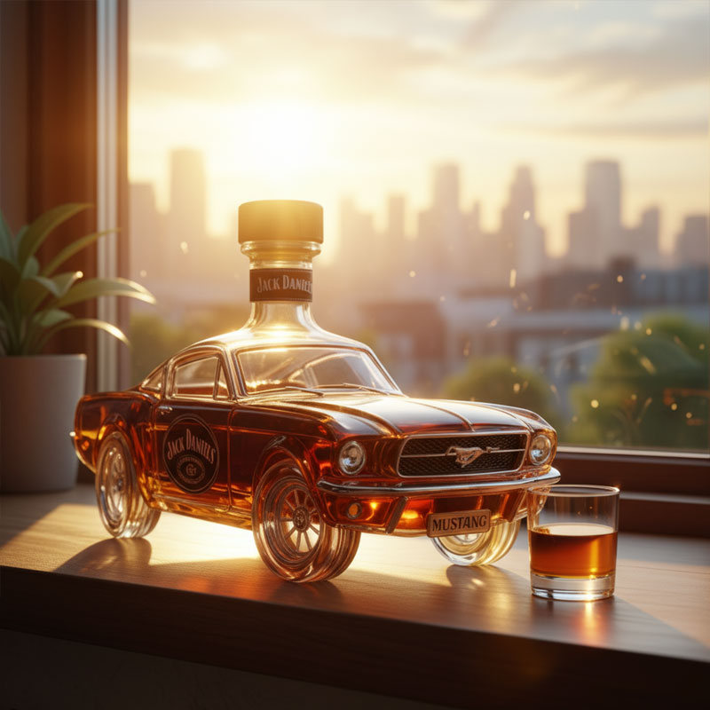 🥃Bronco Whiskyflasche