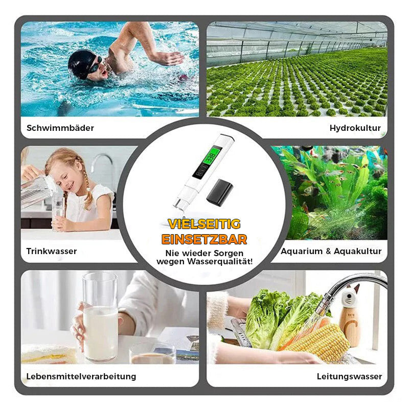 Multifunktionaler Wasserqualitätsteststift