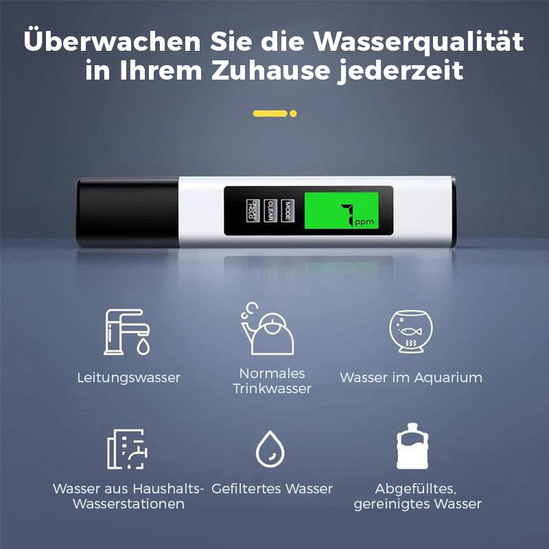Multifunktionaler Wasserqualitätsteststift