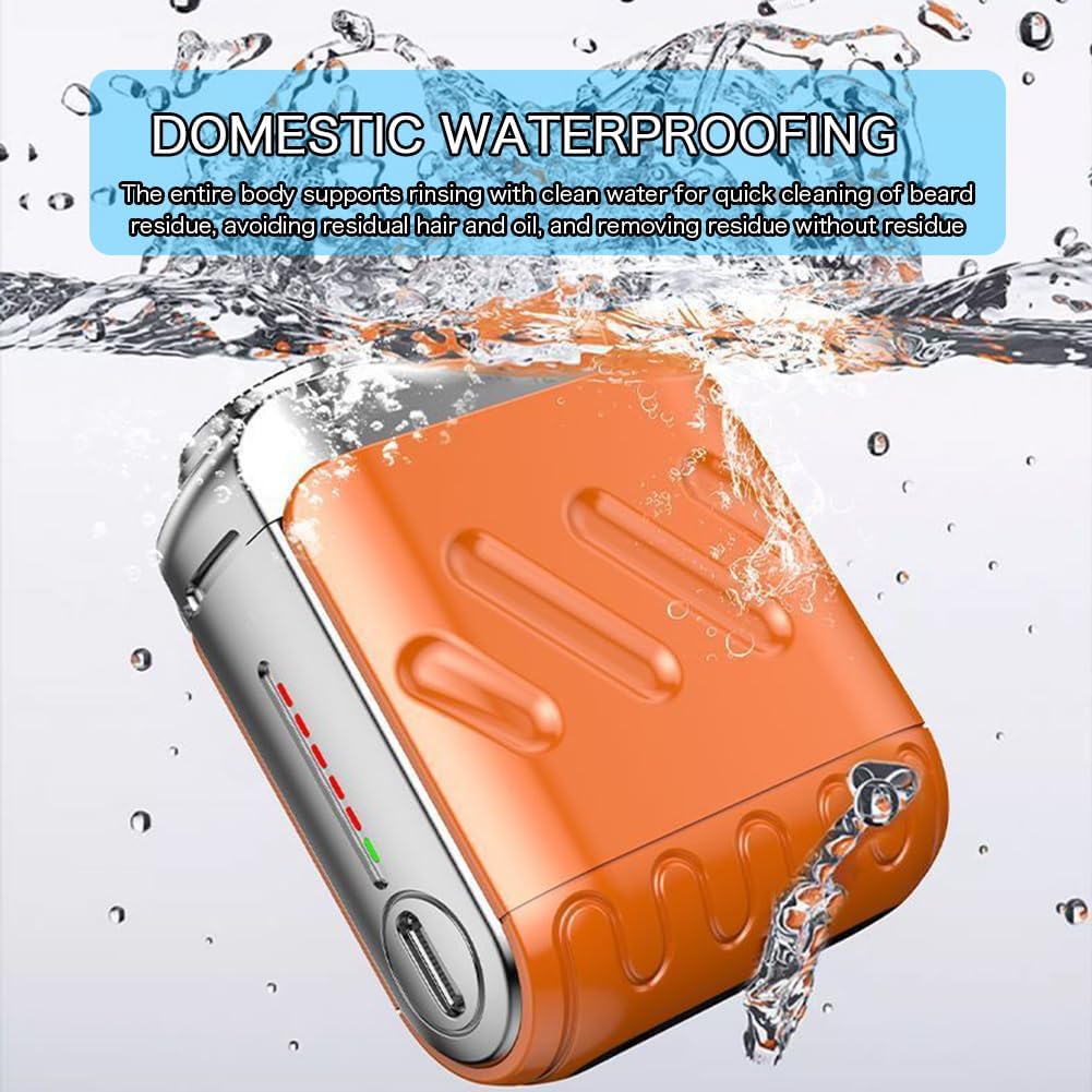 Tragbarer rotierender Elektrorasierer mit zwei Ringen/Portable Rotary Dual Ring Electric Shaver