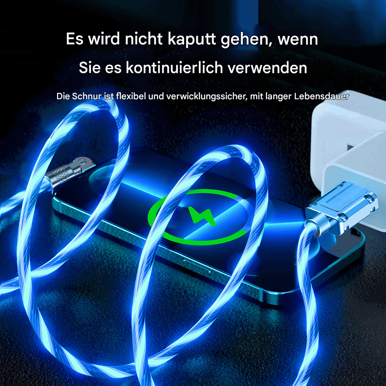 ⚡540° drehbares Streamer-Datenkabel
