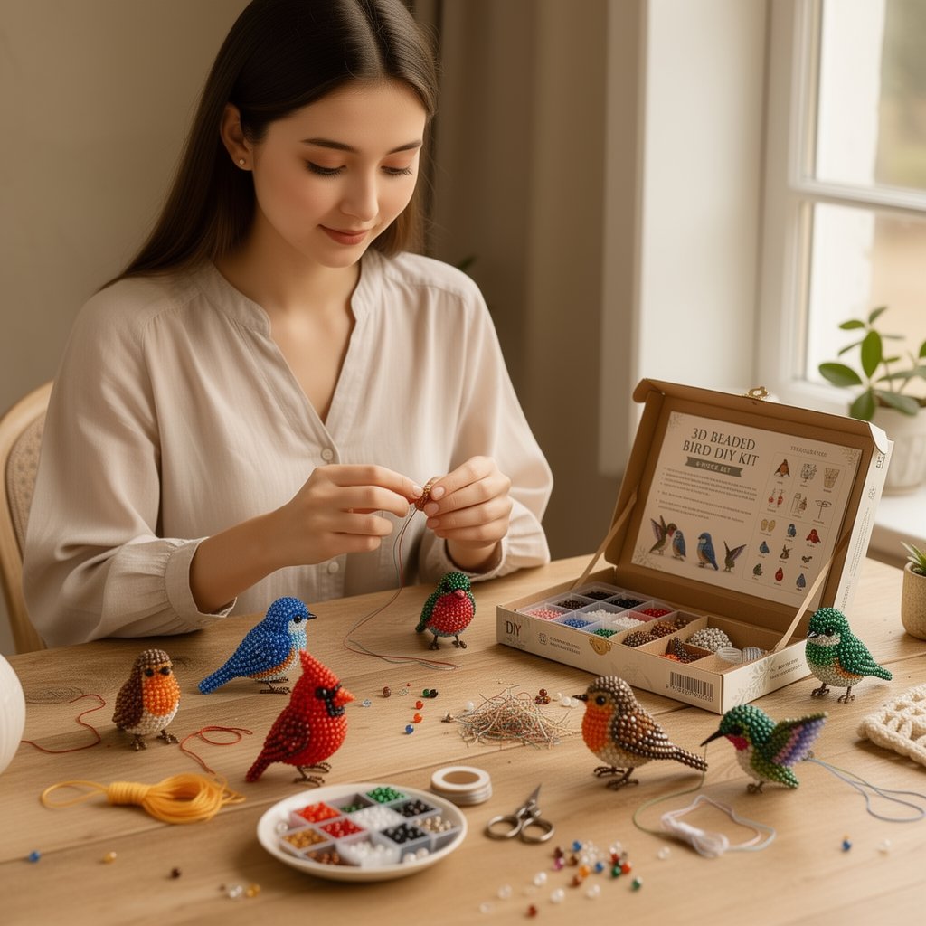 ✨ Letzter Tag: 49 % Rabatt ✨ – 🧵✨ DIY-Set für winzige 3D-Perlentiere