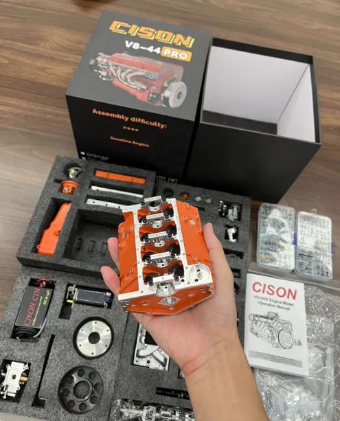 🔥 Modellbausätze für Small-Block-V8-OHV-Benzinmotoren