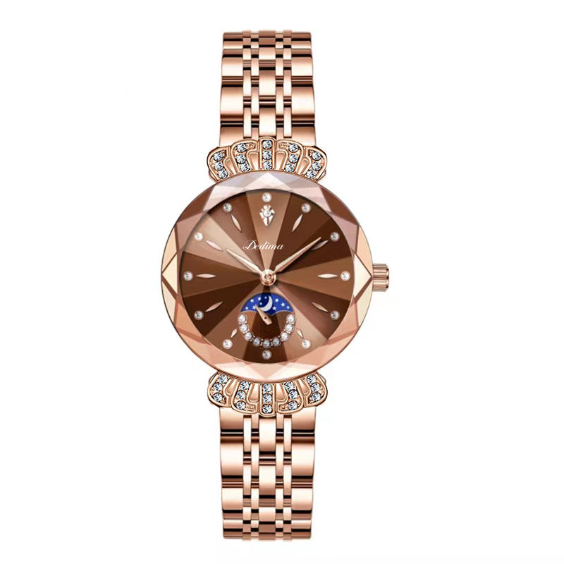 Modieus diamanten maansterhorloge voor vrouwen🔥Kaufen Sie 2 Gratisversand🔥