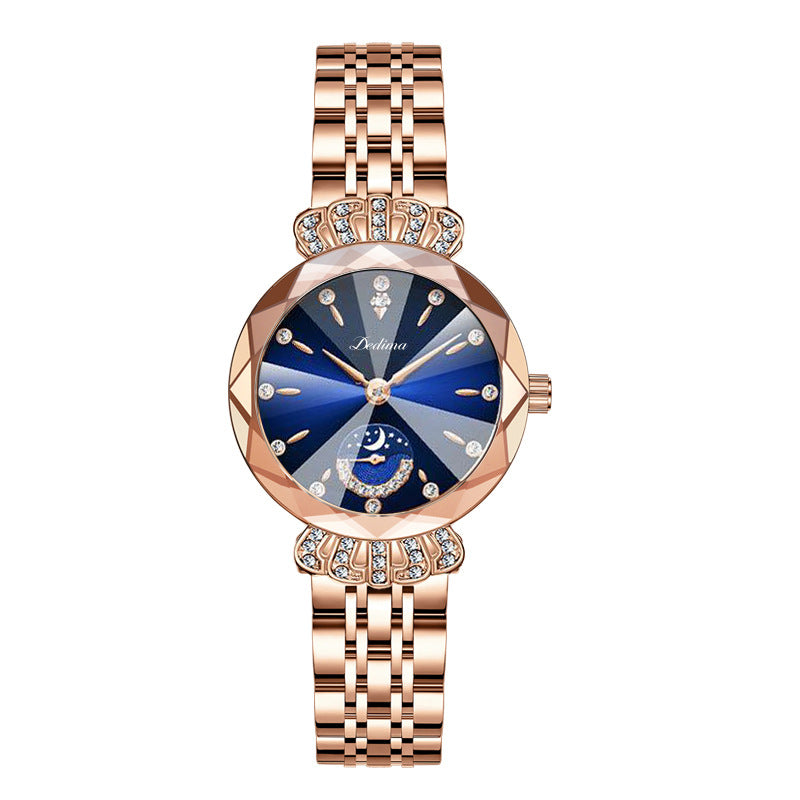 Modieus diamanten maansterhorloge voor vrouwen🔥Kaufen Sie 2 Gratisversand🔥