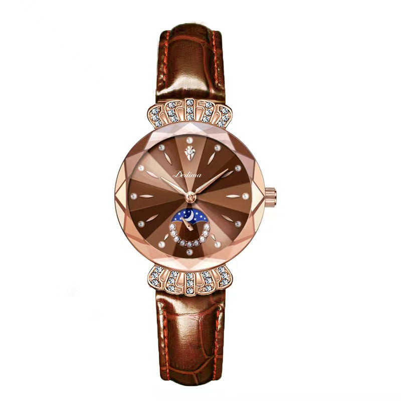Modieus diamanten maansterhorloge voor vrouwen🔥Kaufen Sie 2 Gratisversand🔥
