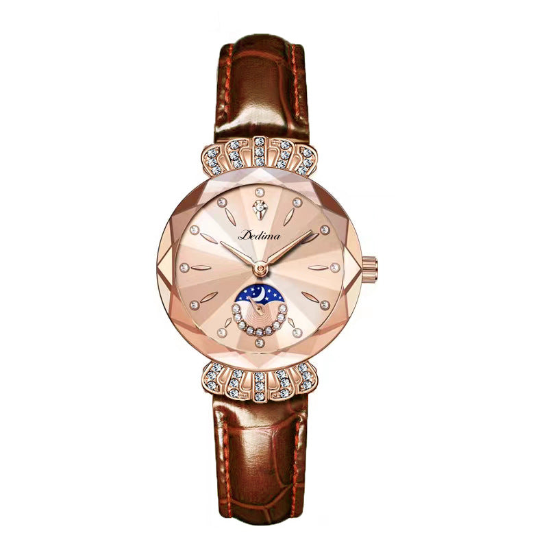 Modieus diamanten maansterhorloge voor vrouwen🔥Kaufen Sie 2 Gratisversand🔥