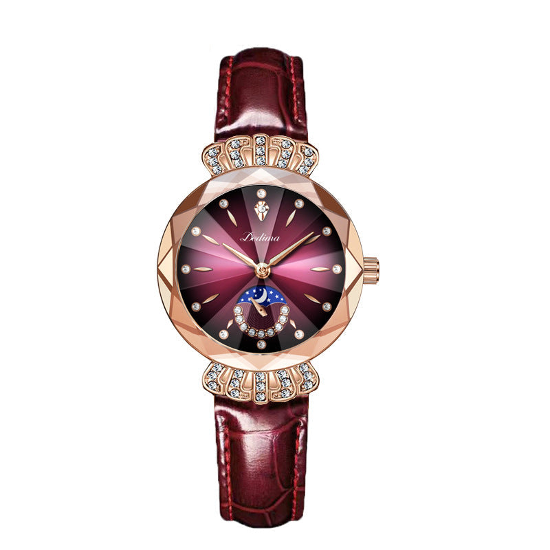 Modieus diamanten maansterhorloge voor vrouwen🔥Kaufen Sie 2 Gratisversand🔥