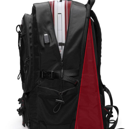 Erweiterbarer multifunktionaler Outdoor-Rucksack mit großer Kapazität