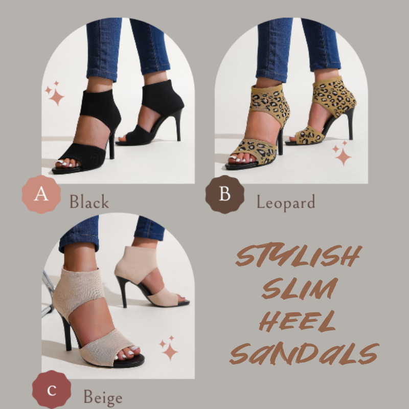 Stylische Damen Sandalen mit schlankem Absatz💖sale-49% OFF