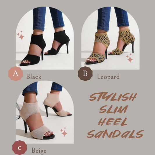 Stylische Damen Sandalen mit schlankem Absatz💖sale-49% OFF