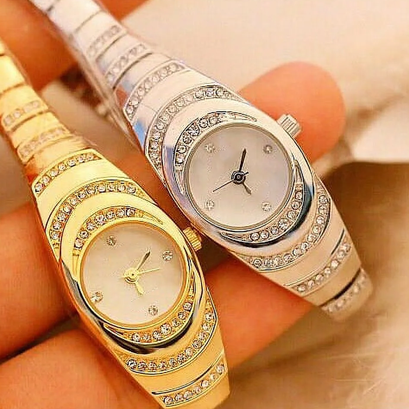 💎Damenuhren mit Kristallarmbändern⌚⌛