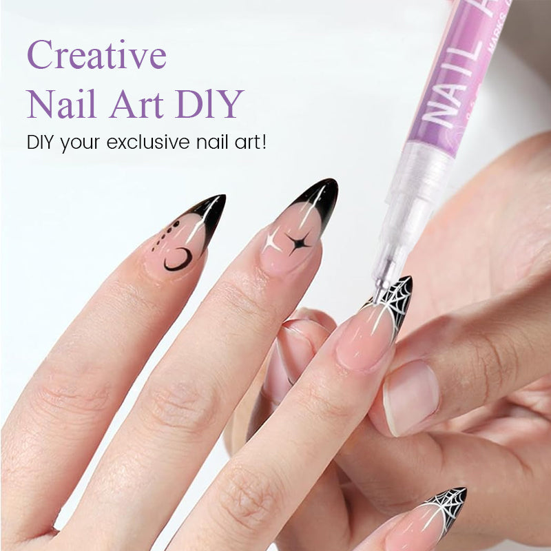🎨Kreatives Nageldesign-Set mit 12 Farben – geeignet für Nageldesign-Begeisterte jeden Alters