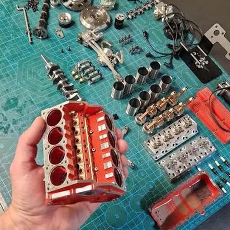🔥 Modellbausätze für Small-Block-V8-OHV-Benzinmotoren
