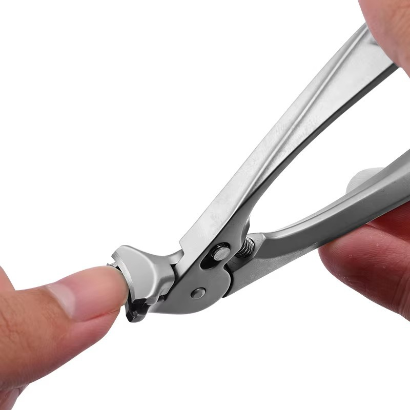Edelstahl-Nagelknipser mit Spritzschutz – Große Öffnung für eingewachsene Nägel & Fußpflege ✂️👣