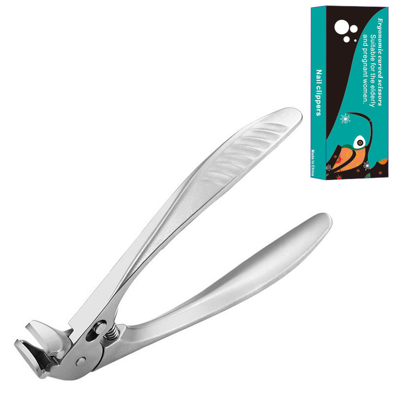 Edelstahl-Nagelknipser mit Spritzschutz – Große Öffnung für eingewachsene Nägel & Fußpflege ✂️👣