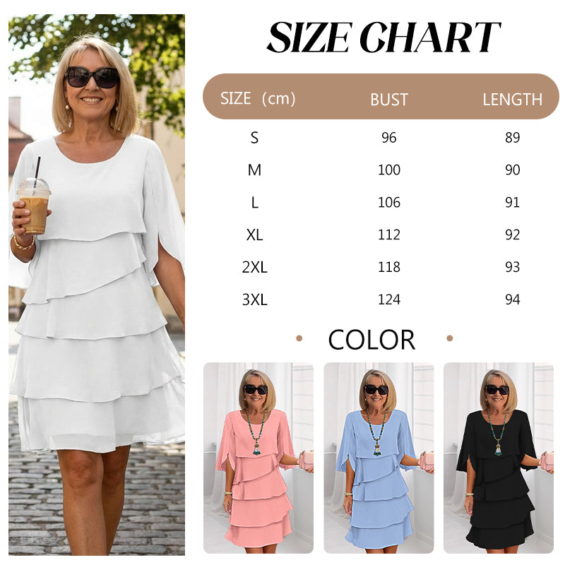 🎁 50 % Rabatt! Elegantes, mehrlagiges Rüschenkleid für Damen – kreieren Sie mühelos einen stilvollen Look für jeden Anlass 💃