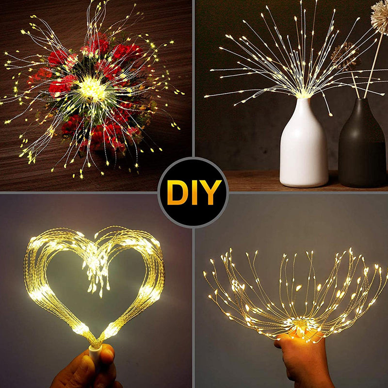 🎇 LED-Lichterkette aus Kupferdraht – Perfekt für jeden Anlass! ✨