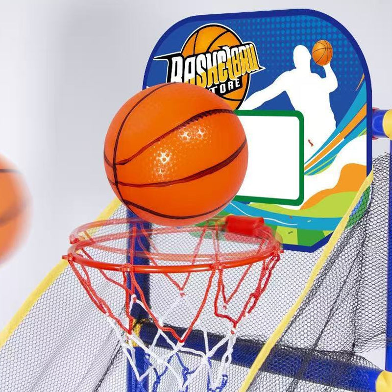 Indoor-Basketball-Arcade-Spiel für Kinder mit 2/4 Bällen