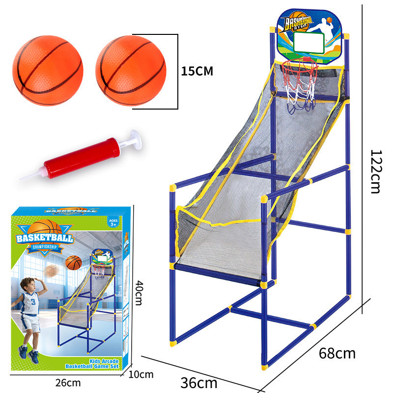 Indoor-Basketball-Arcade-Spiel für Kinder mit 2/4 Bällen