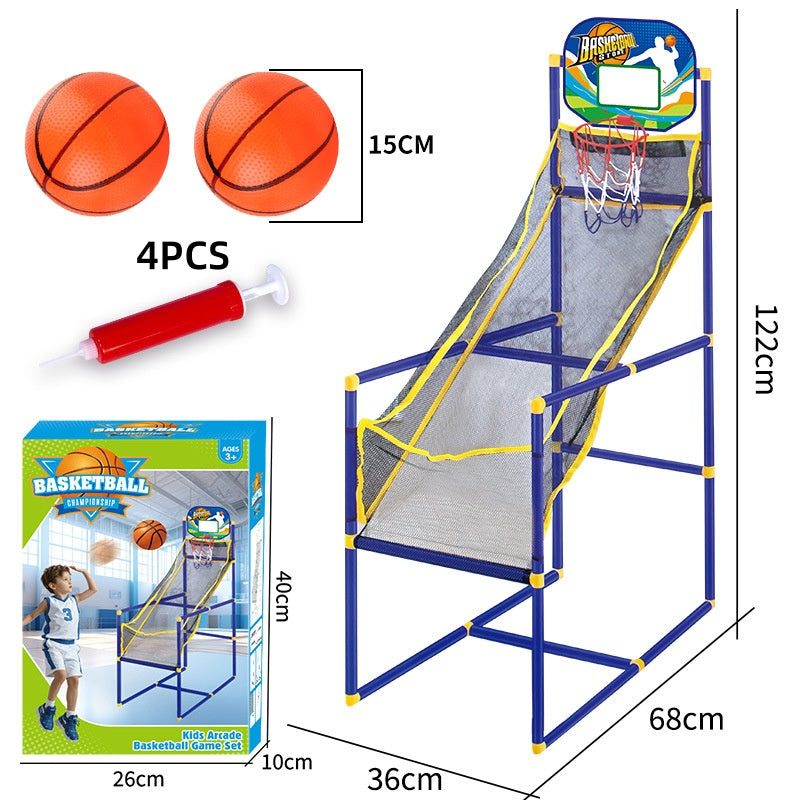 Indoor-Basketball-Arcade-Spiel für Kinder mit 2/4 Bällen