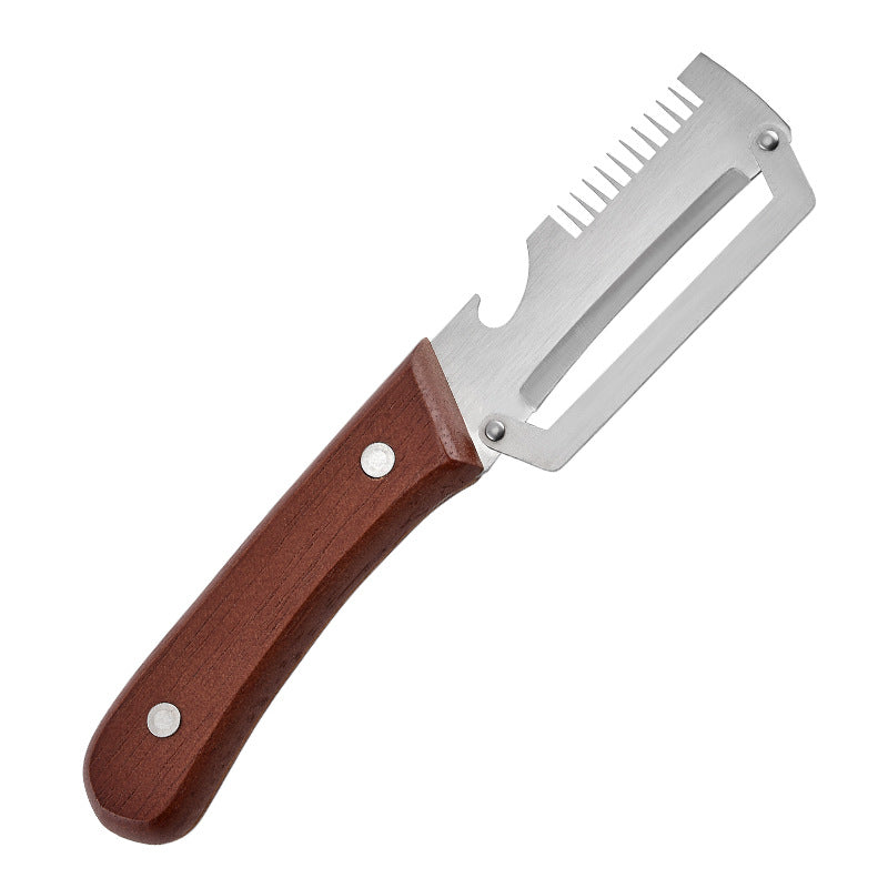 3-in-1 Vegetable Peeler with Bottle Opener & Scallion Shredder