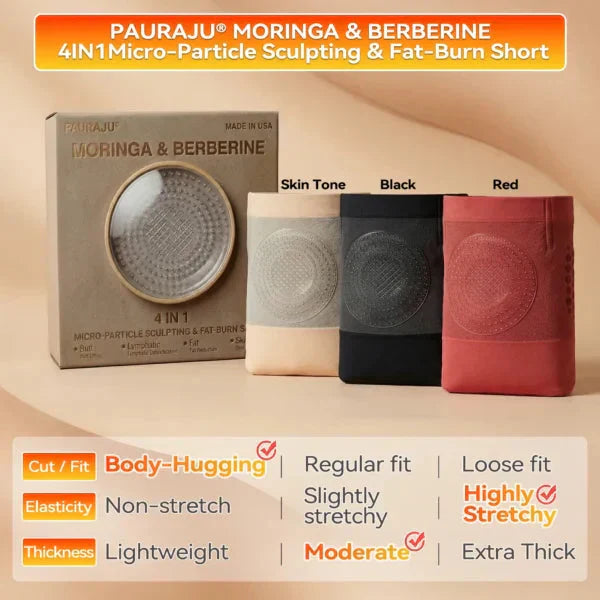 4-in-1-Form- und Fettverbrennungs-Mikrofaser-Shorts