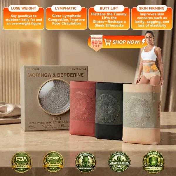 4-in-1-Form- und Fettverbrennungs-Mikrofaser-Shorts
