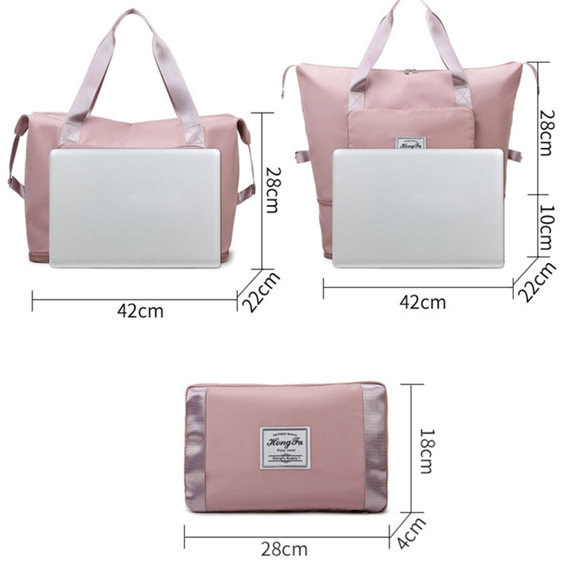 Faltbare wasserdichte Reisehandtasche mit großer Kapazität