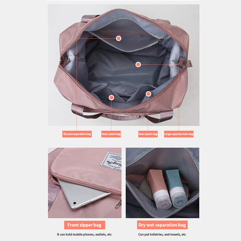 Faltbare wasserdichte Reisehandtasche mit großer Kapazität
