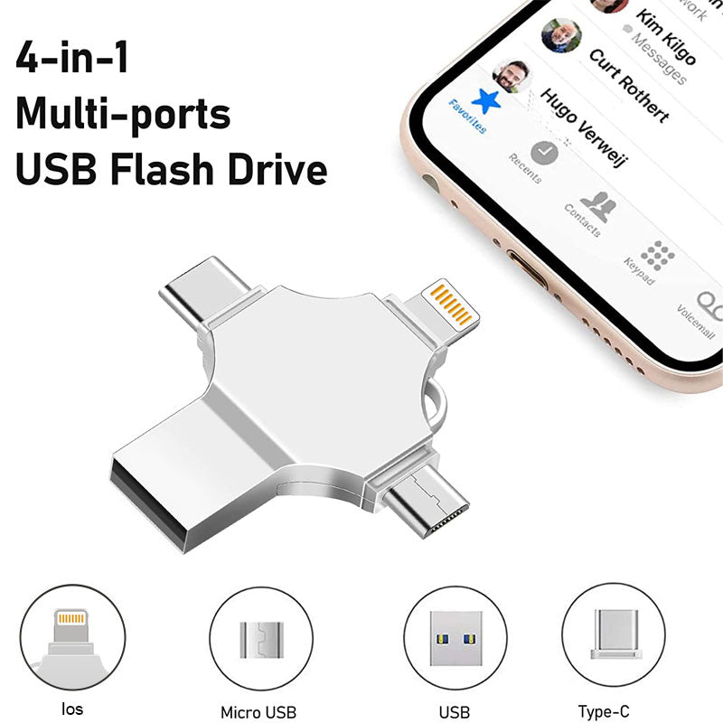 Vier-in-eins-Cross-USB-Flash-Laufwerk