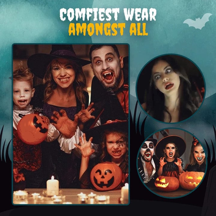 🎃Einziehbare Halloween-Vampirzähne🧛‍♂️