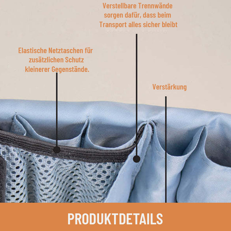 Tragbare Kosmetiktasche mit großem Fassungsvermögen